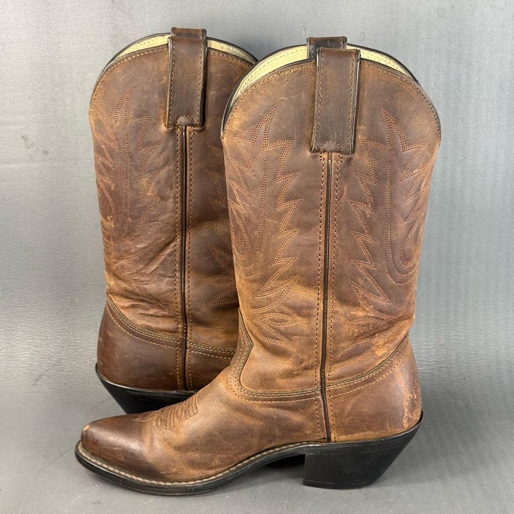 Womens Durango Tan Western Boot shoes size 6 - Picture 6 of 9